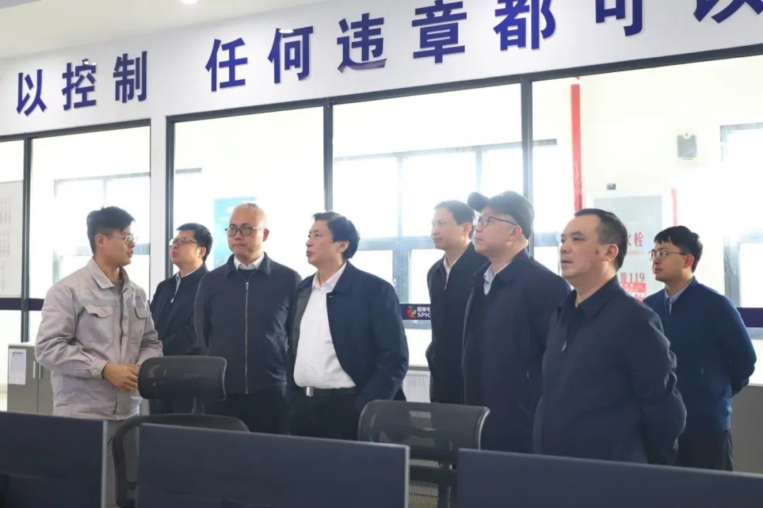 中國工程院院士謝和平調(diào)研前詹風(fēng)電、前詹港電